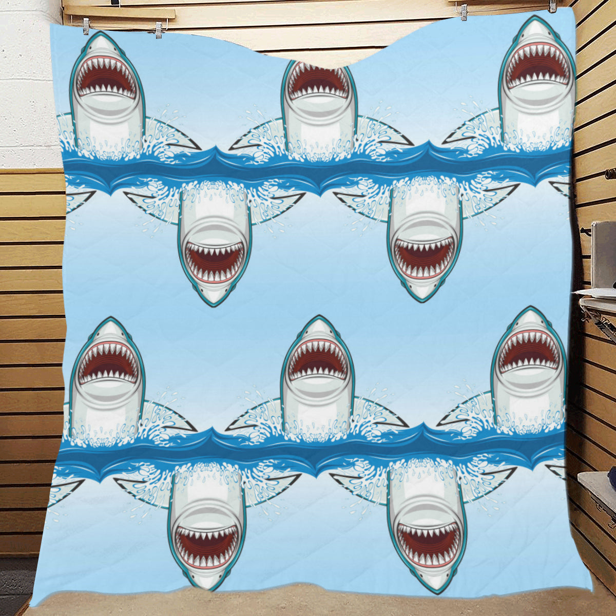 Shark Bite Premium Quilt