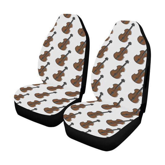Violin Print Design LKS405 Car Seat Covers