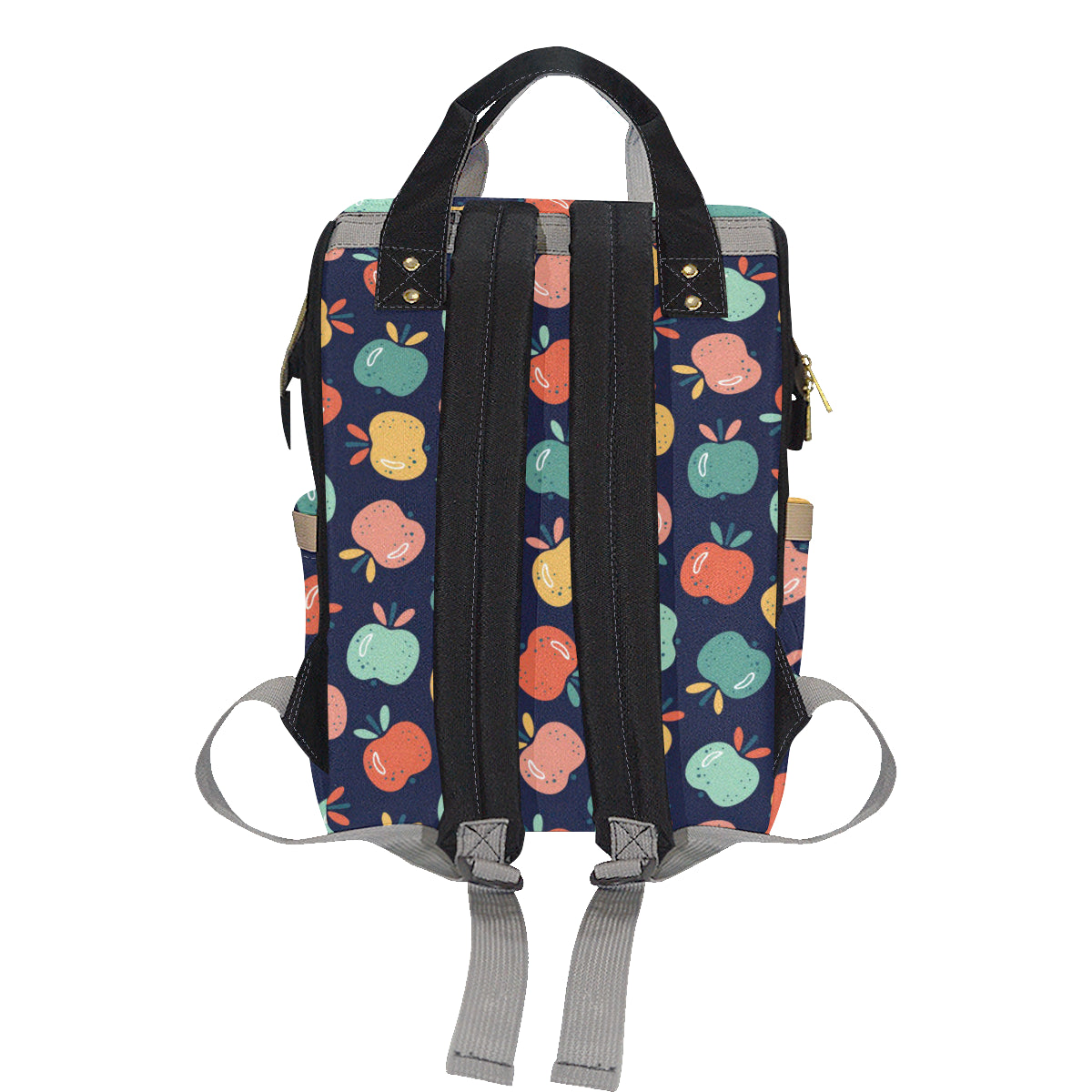 Apple Pattern Print Design AP09 Diaper Bag Backpack
