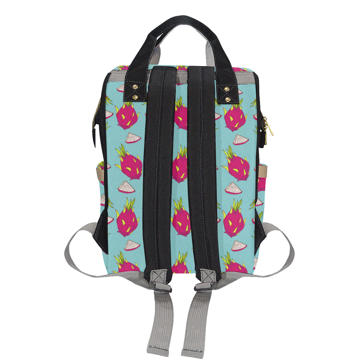 Dragonfruit Pattern Print Design DF01 Diaper Bag Backpack