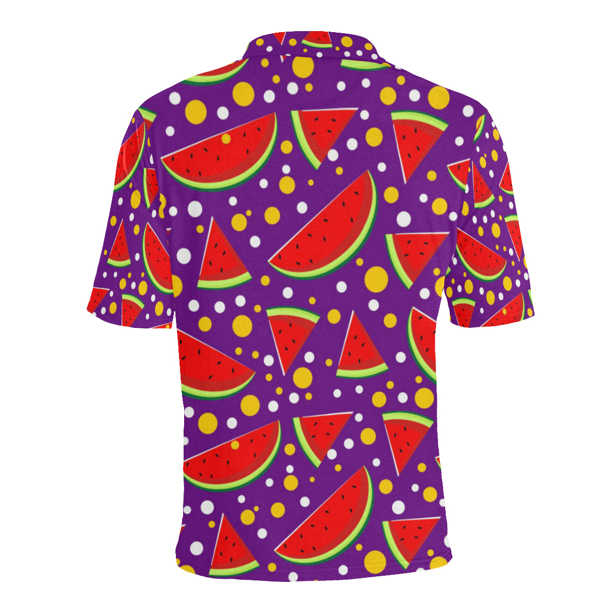 Watermelon Pattern Print Design WM010 Men Polo Shirt