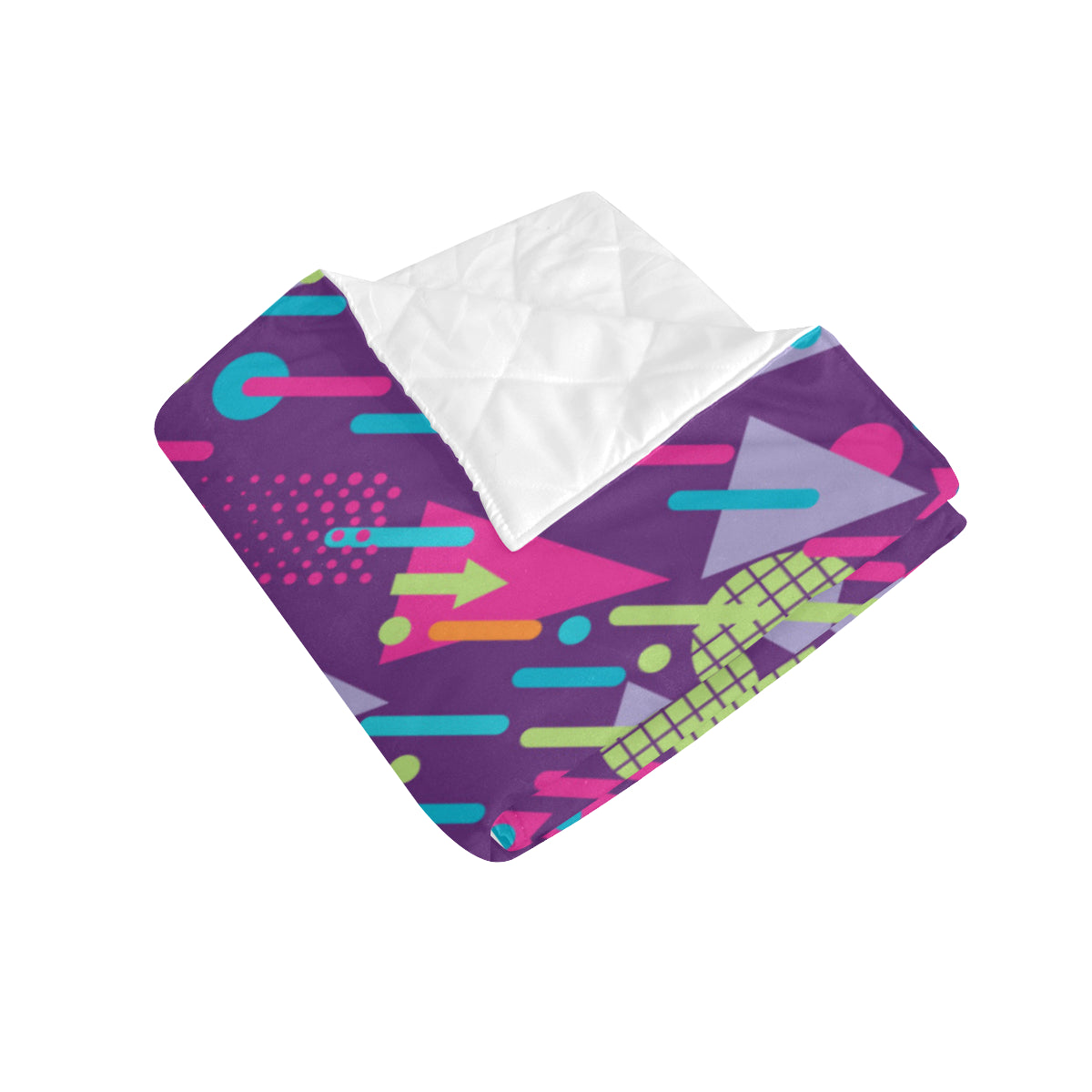 90s Pattern Print Design 4 Premium Quilt