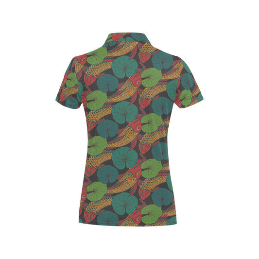 Koala Pattern Print Design 07 Women's Polo Shirt