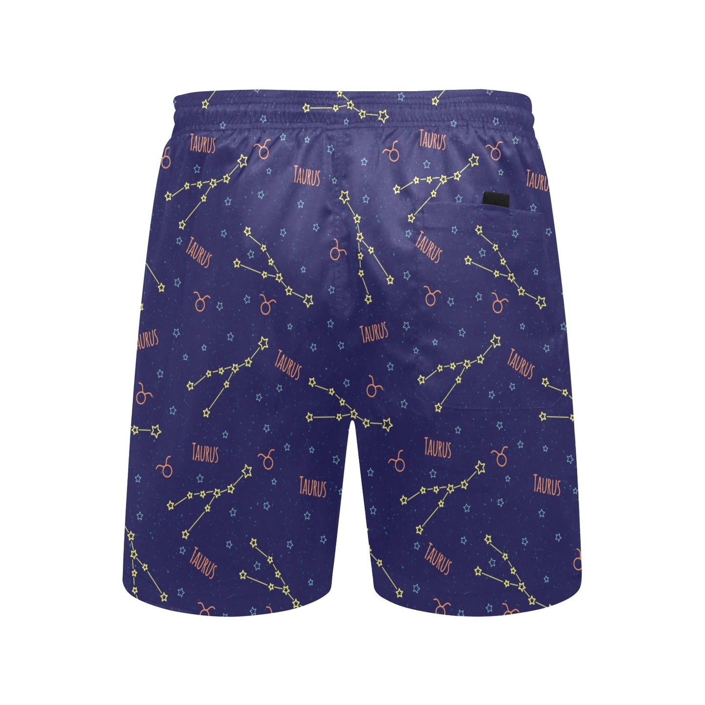 Taurus Print Design LKS301 Men's Swim Trunks Beach Shorts