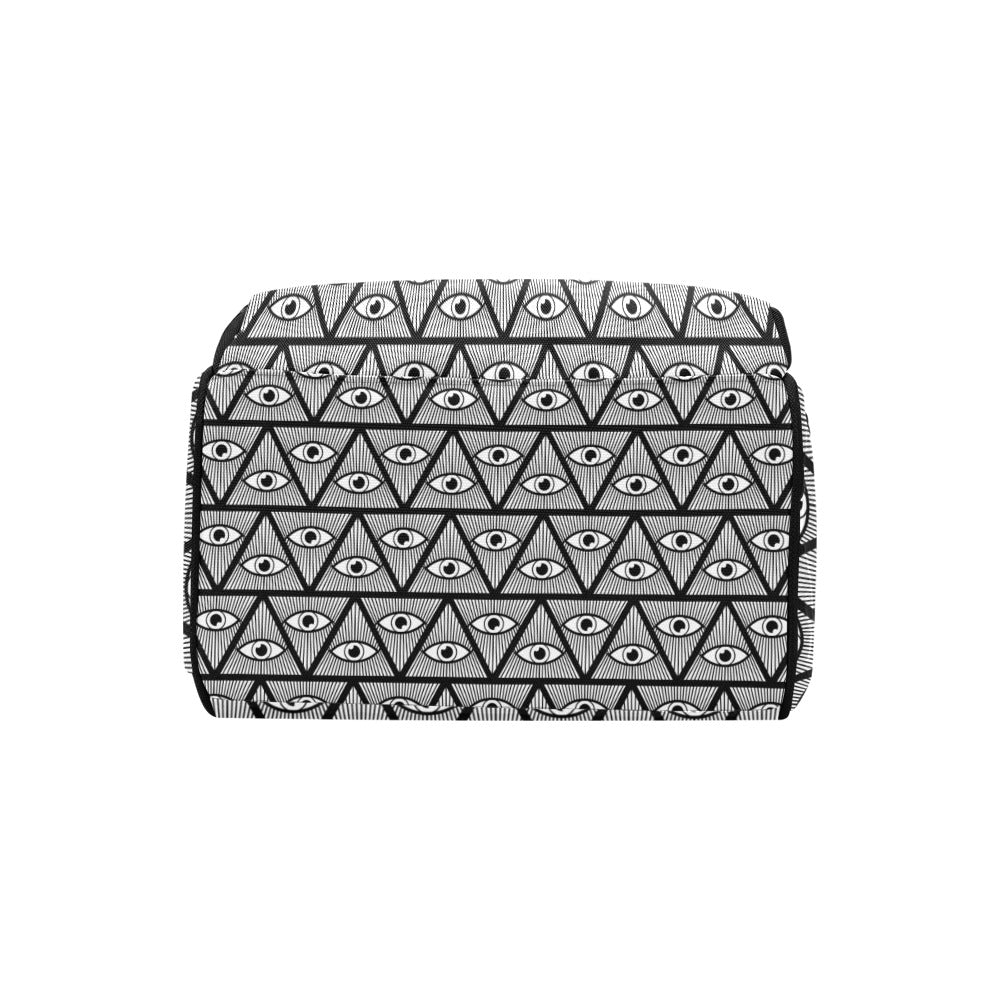 Third Eye Pattern Print Design LKS304 Diaper Bag Backpack