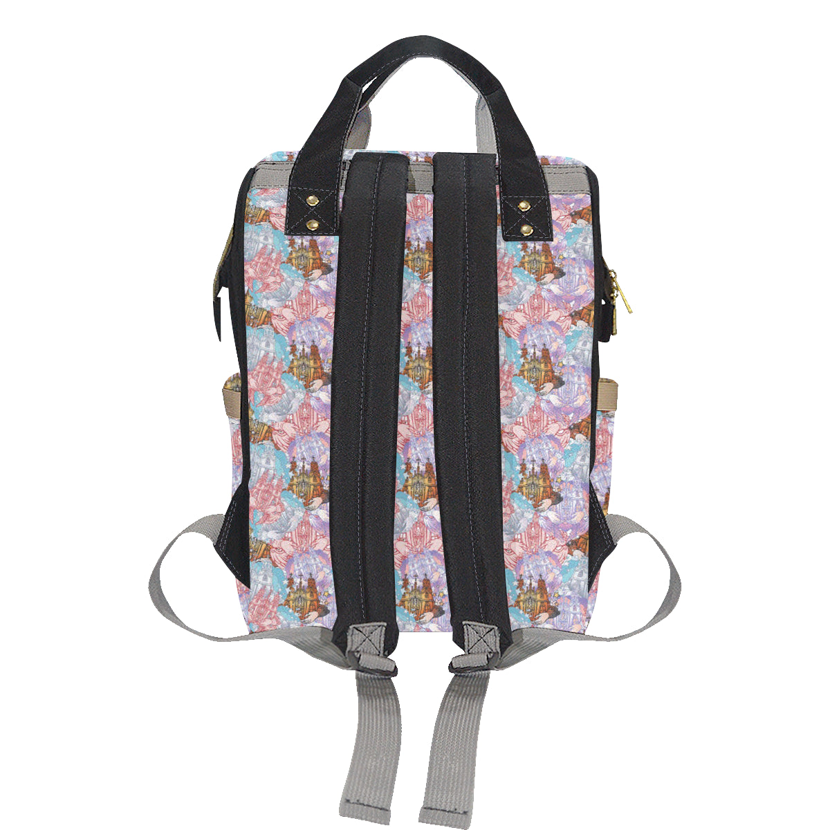 Christian Pattern Print Design 03 Diaper Bag Backpack