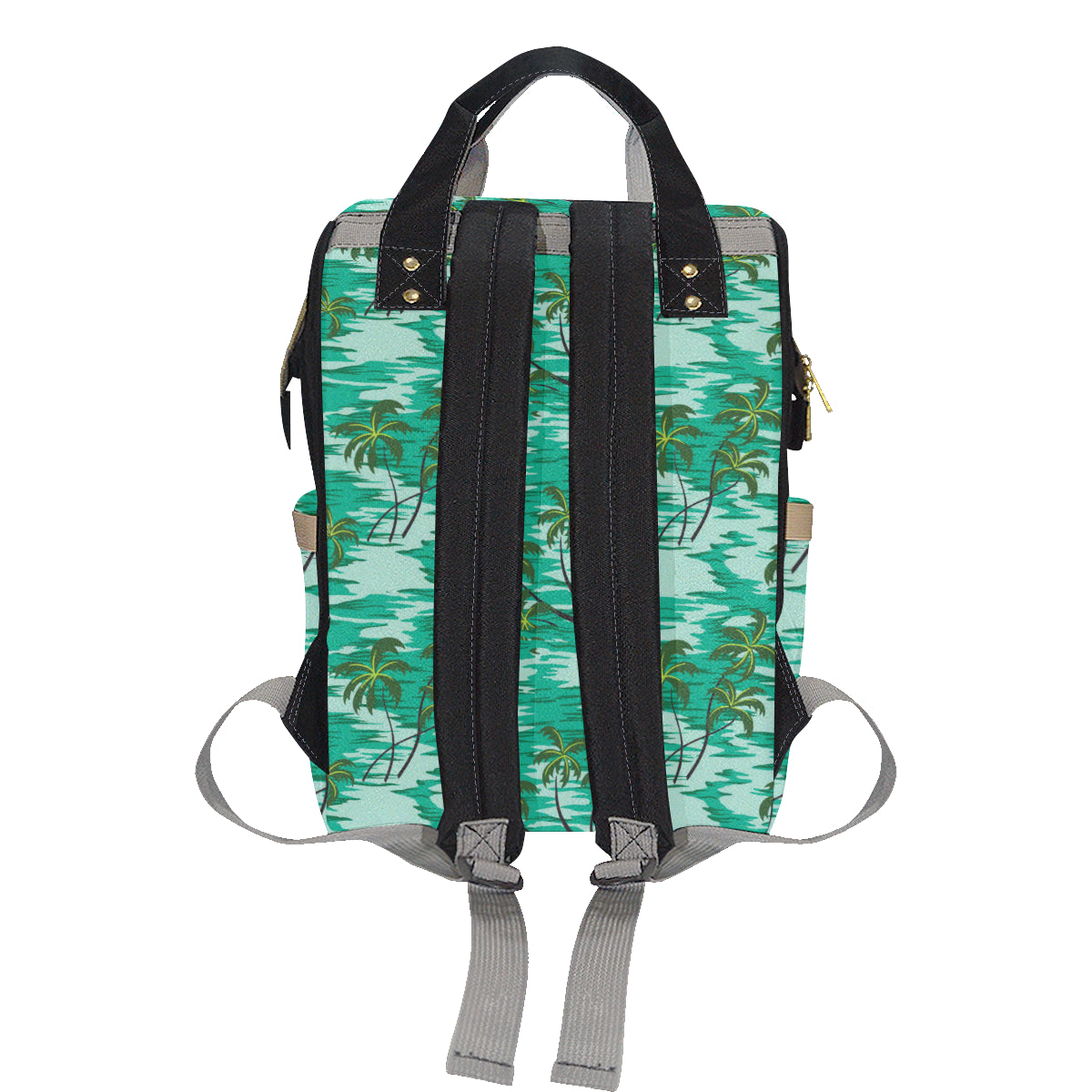Palm Tree Pattern Print Design A01 Diaper Bag Backpack