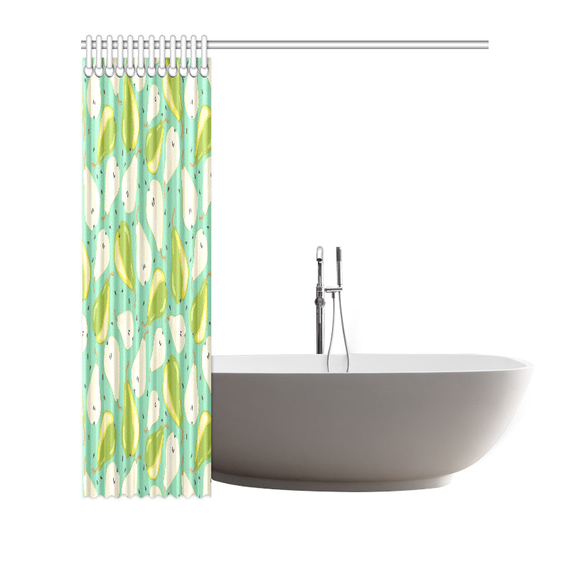 Pear Pattern Print Design PE04 Shower Curtain