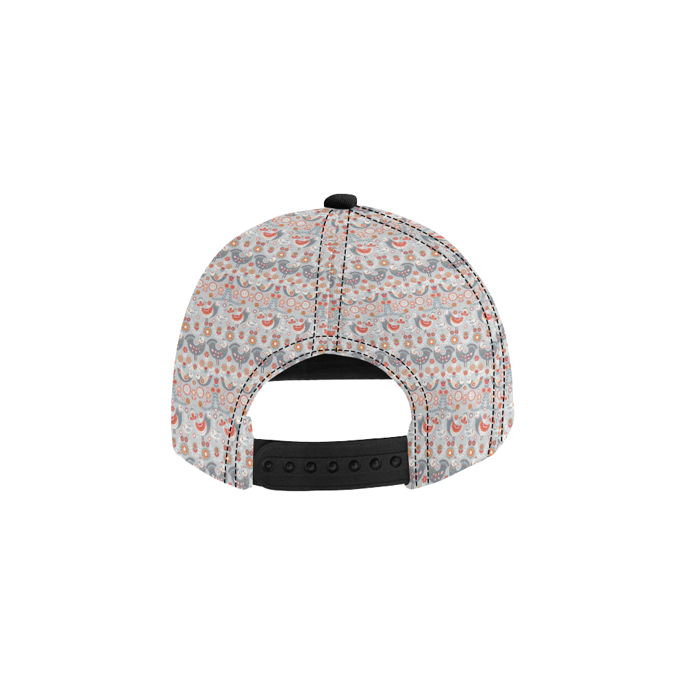 Swedish Nordic Design Print Snapback Cap