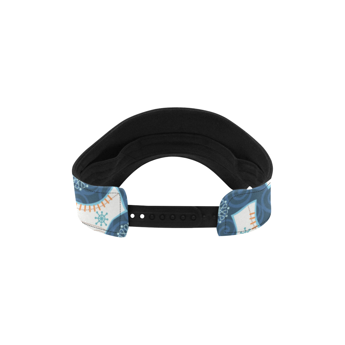 Ice Skate Pattern Print Design 01 Unisex Sun Visor