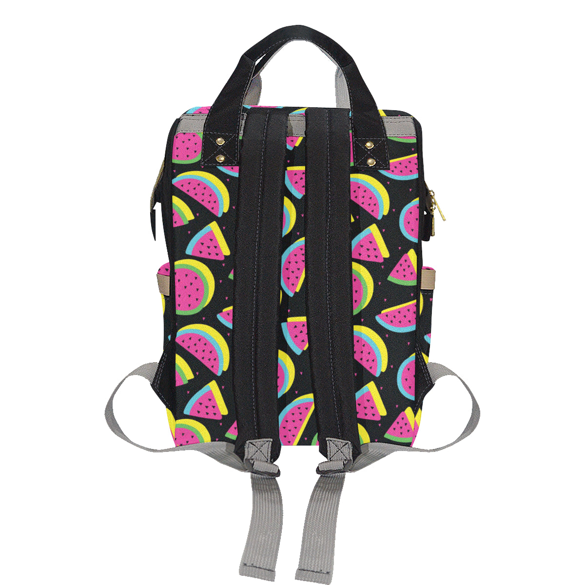 Watermelon Pattern Print Design WM07 Diaper Bag Backpack