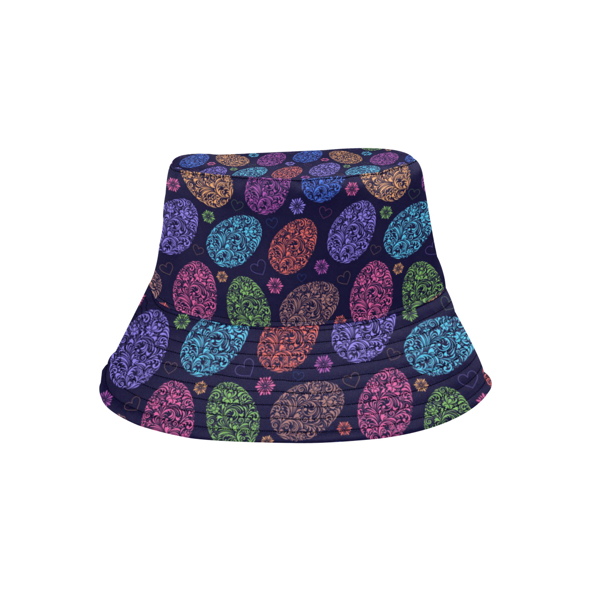 Easter Eggs Pattern Print Design RB012 Unisex Bucket Hat