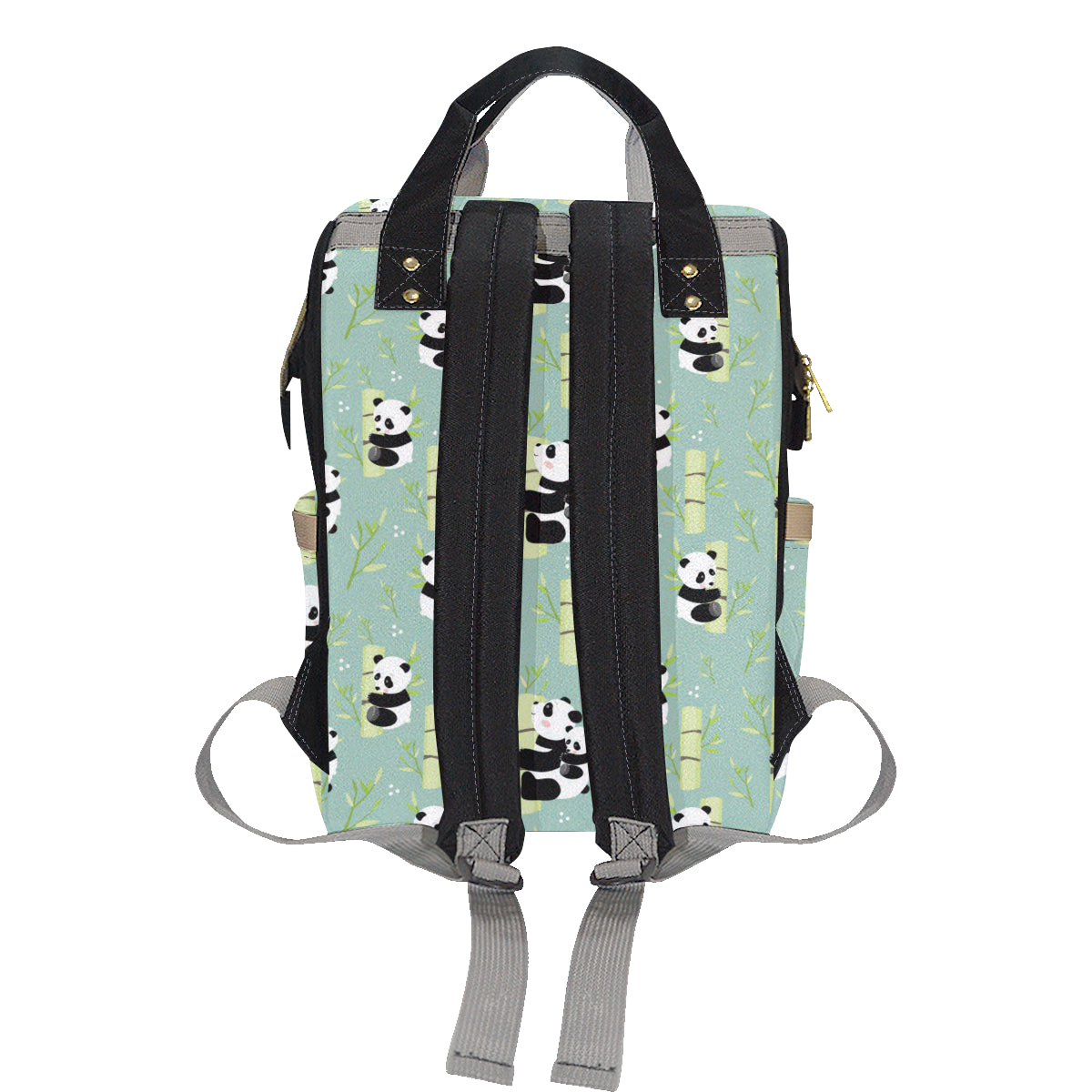 Panda Pattern Print Design A03 Diaper Bag Backpack