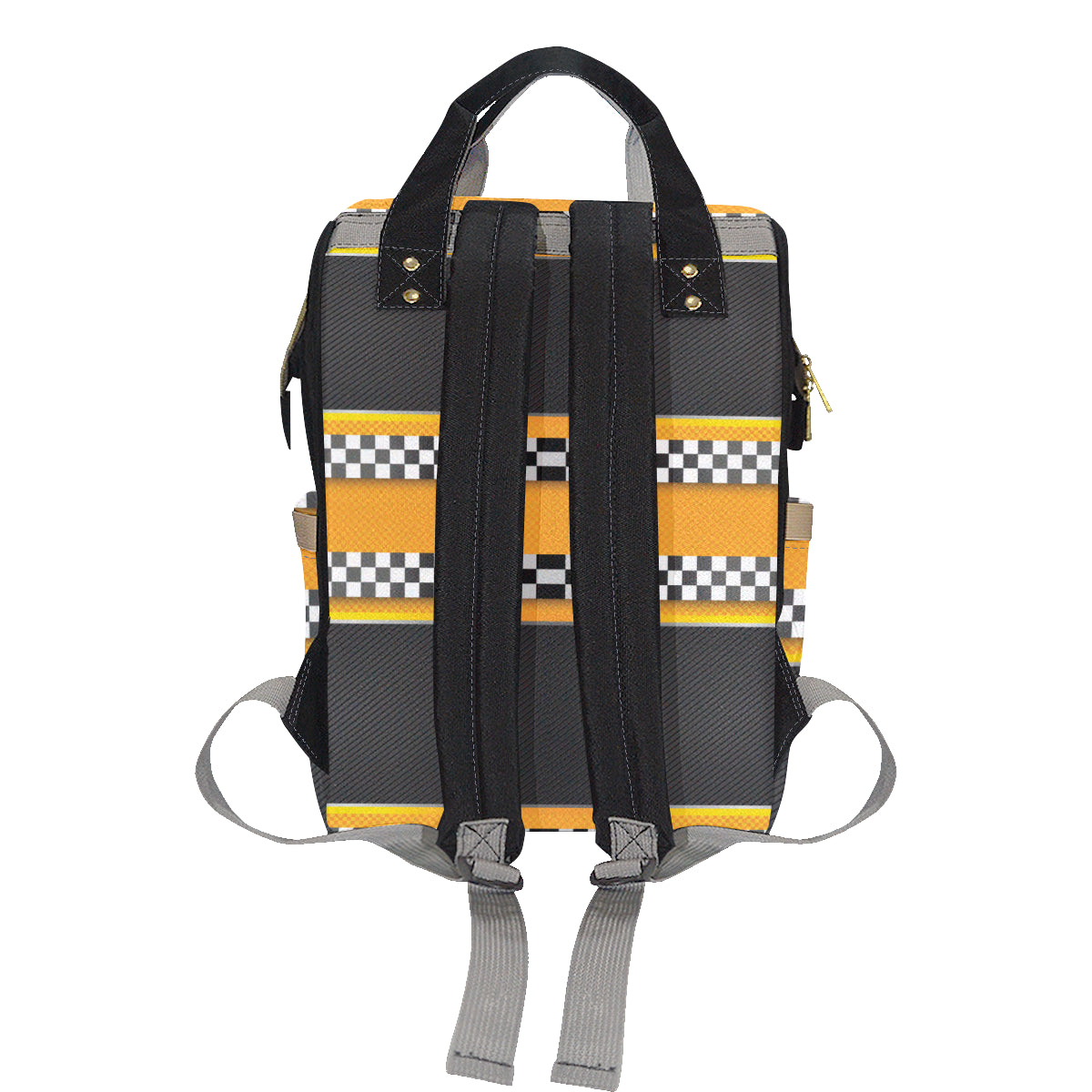 Checkered Pattern Print Design 01 Diaper Bag Backpack