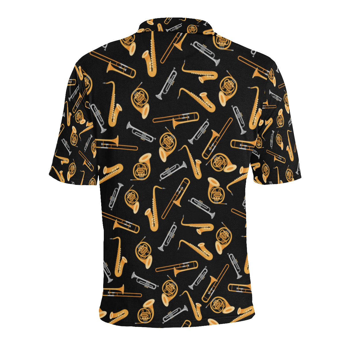 Jazz Pattern Print Design 01 Men Polo Shirt