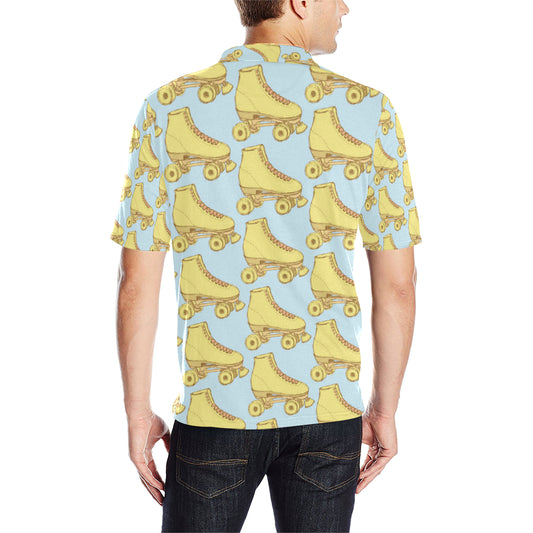 Roller skate Pattern Print Design A03 Men Polo Shirt