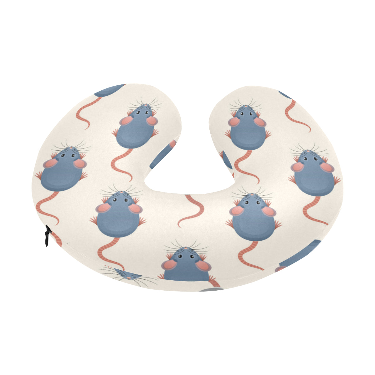 Rat Pattern Print Design 03 U-Shaped Travel Neck Pillow