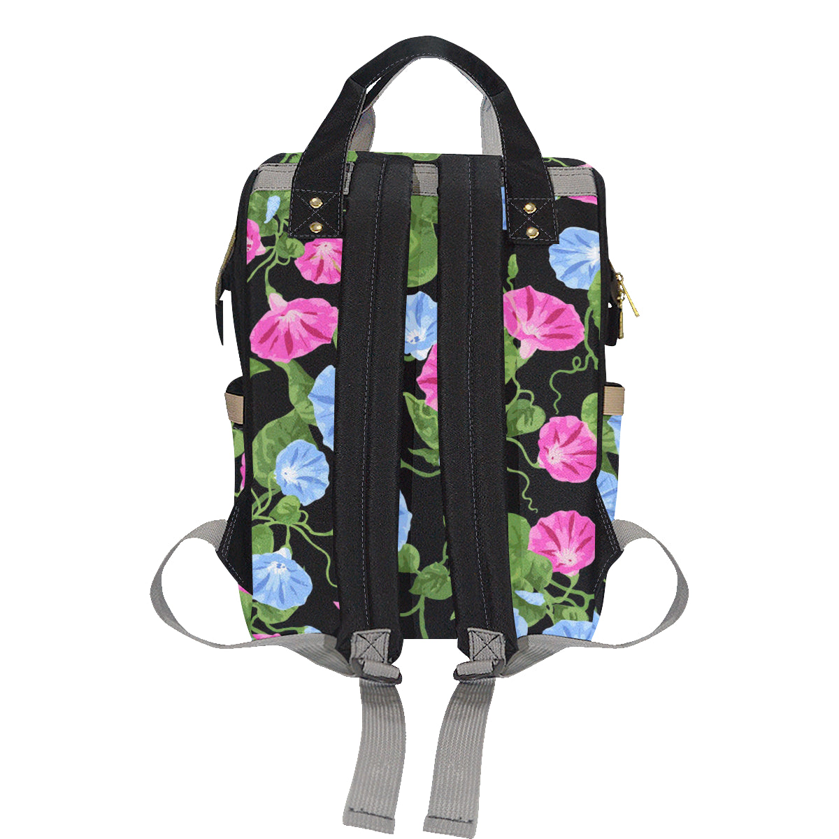 Morning Glory Pattern Print Design MG04 Diaper Bag Backpack