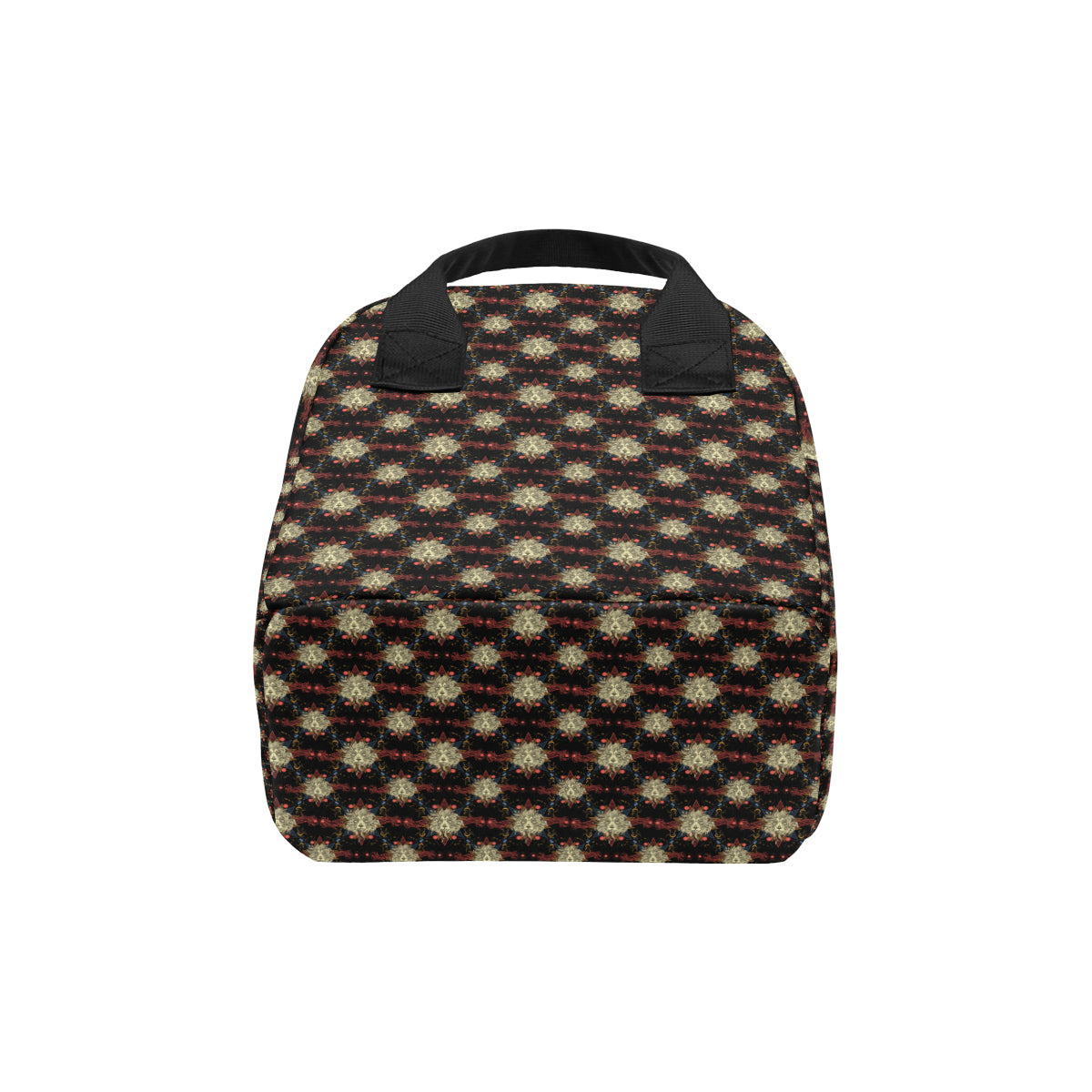 Zodiac Leo Pattern Design Print Insulated Lunch Bag