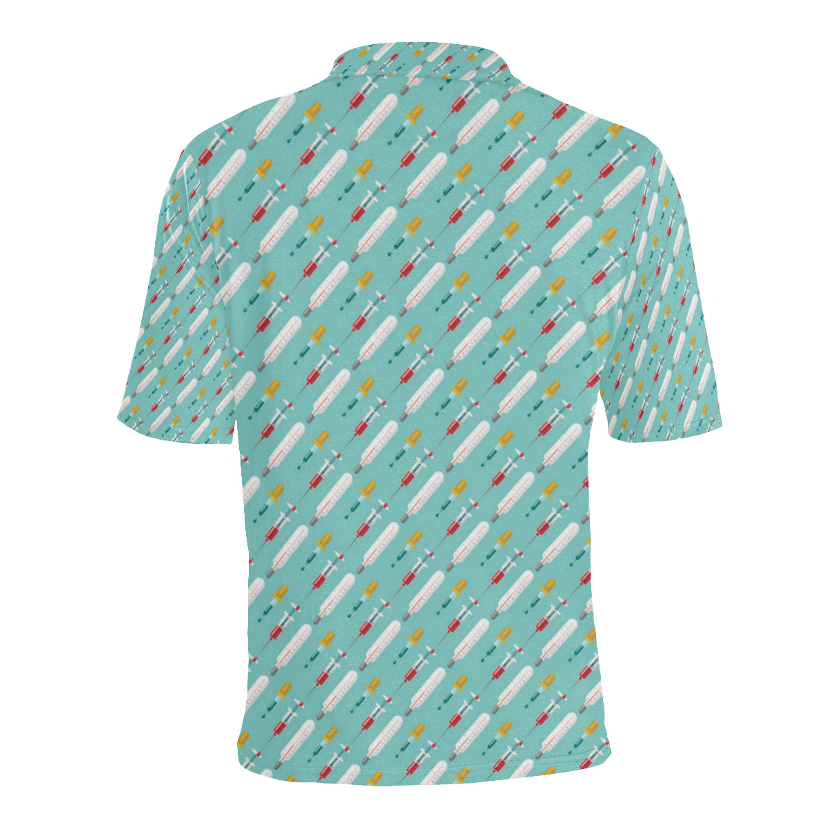 Phlebotomist Medical Print Men Polo Shirt