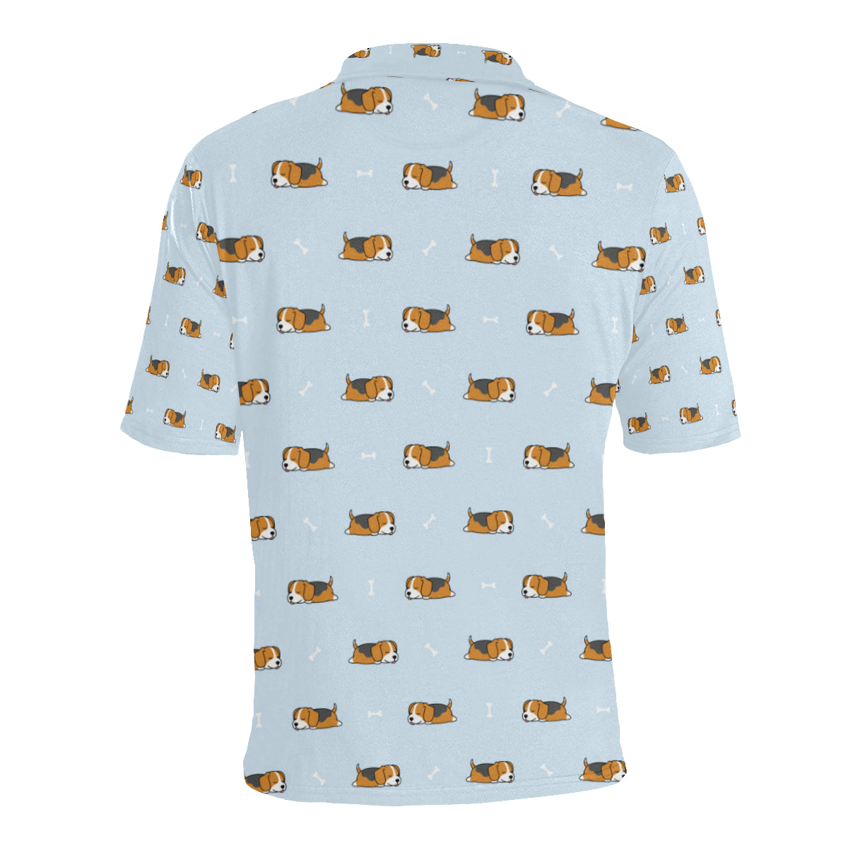 Beagle Pattern Print Design 06 Men Polo Shirt