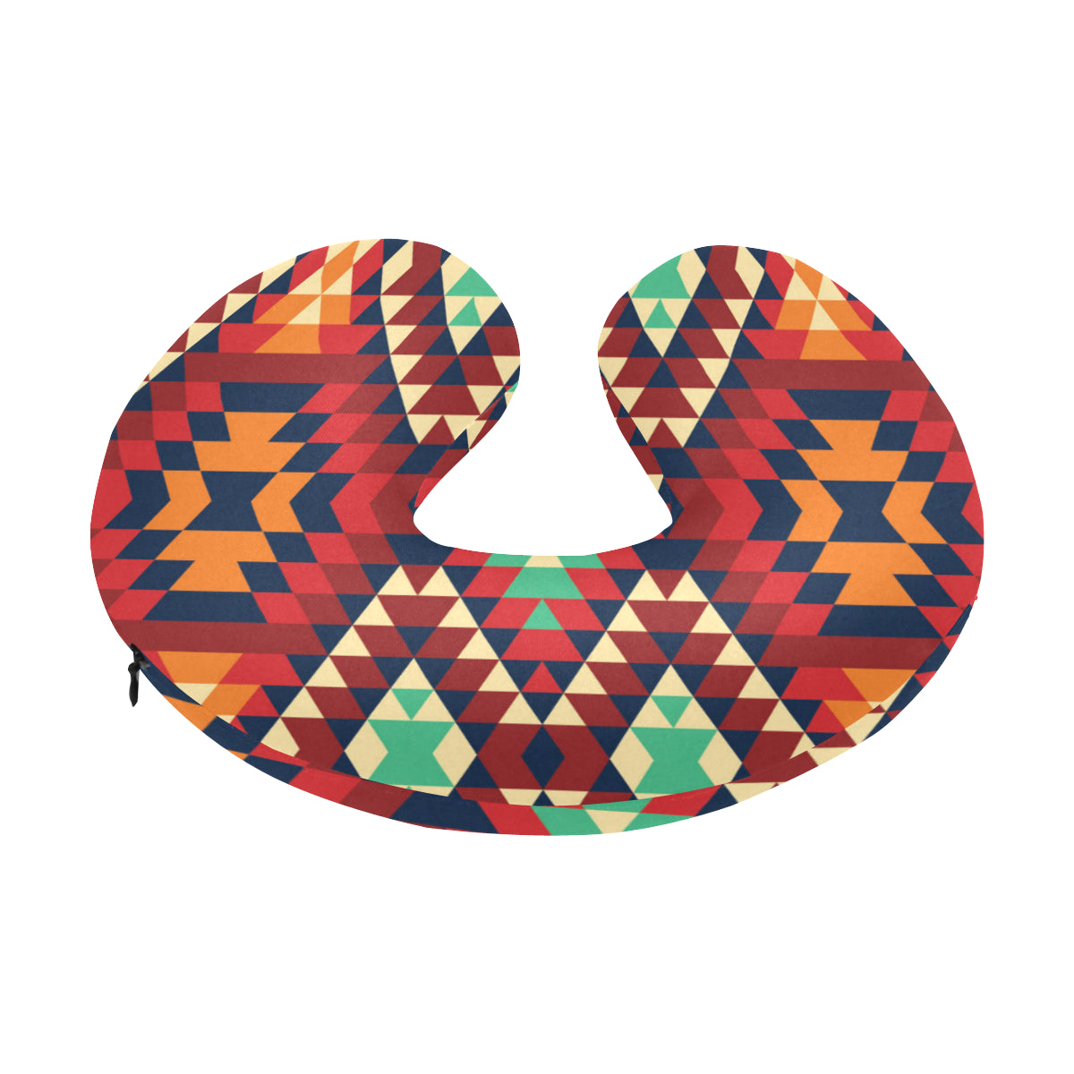 Native Pattern Print Design A07 U-Shaped Travel Neck Pillow