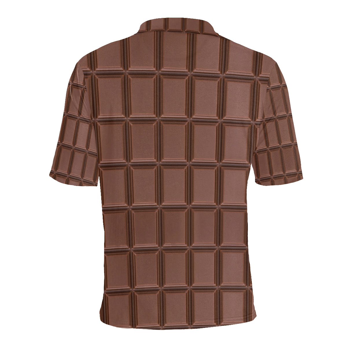 Chocolate Pattern Print Design 03 Men Polo Shirt