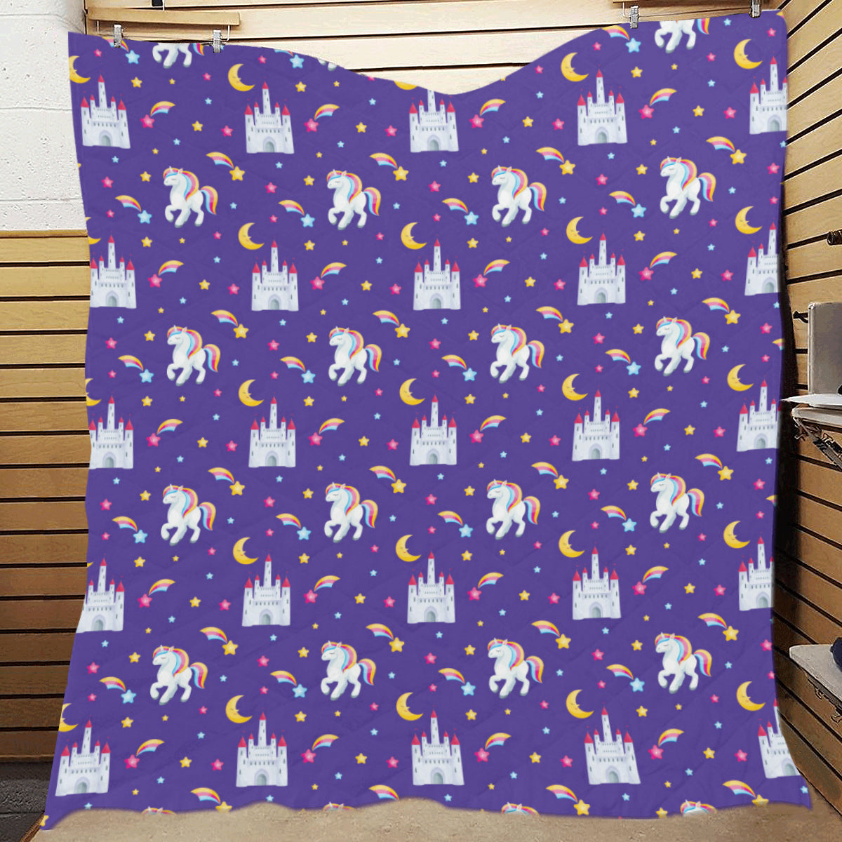 Unicorn Casttle Premium Quilt