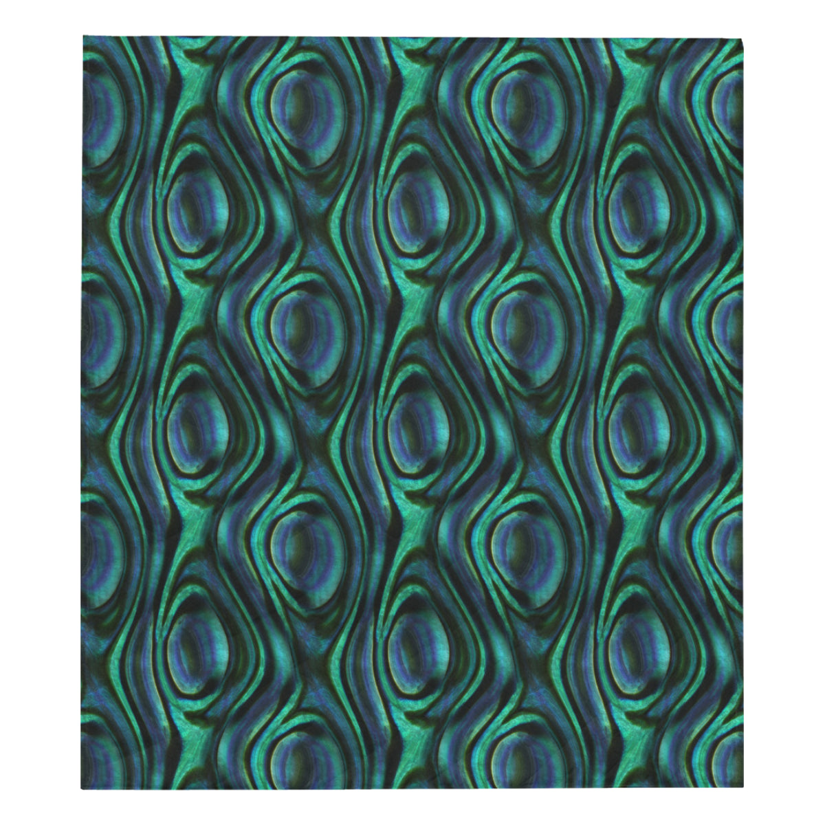 Abalone Pattern Print Design 01 Premium Quilt
