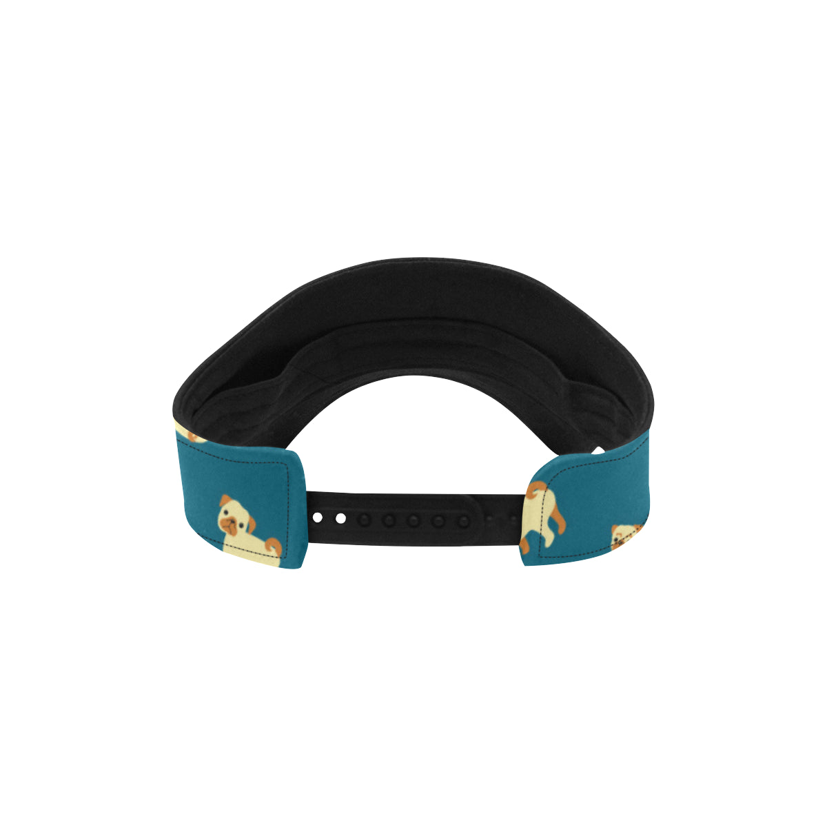 Pug Pattern Print Design A06 Unisex Sun Visor
