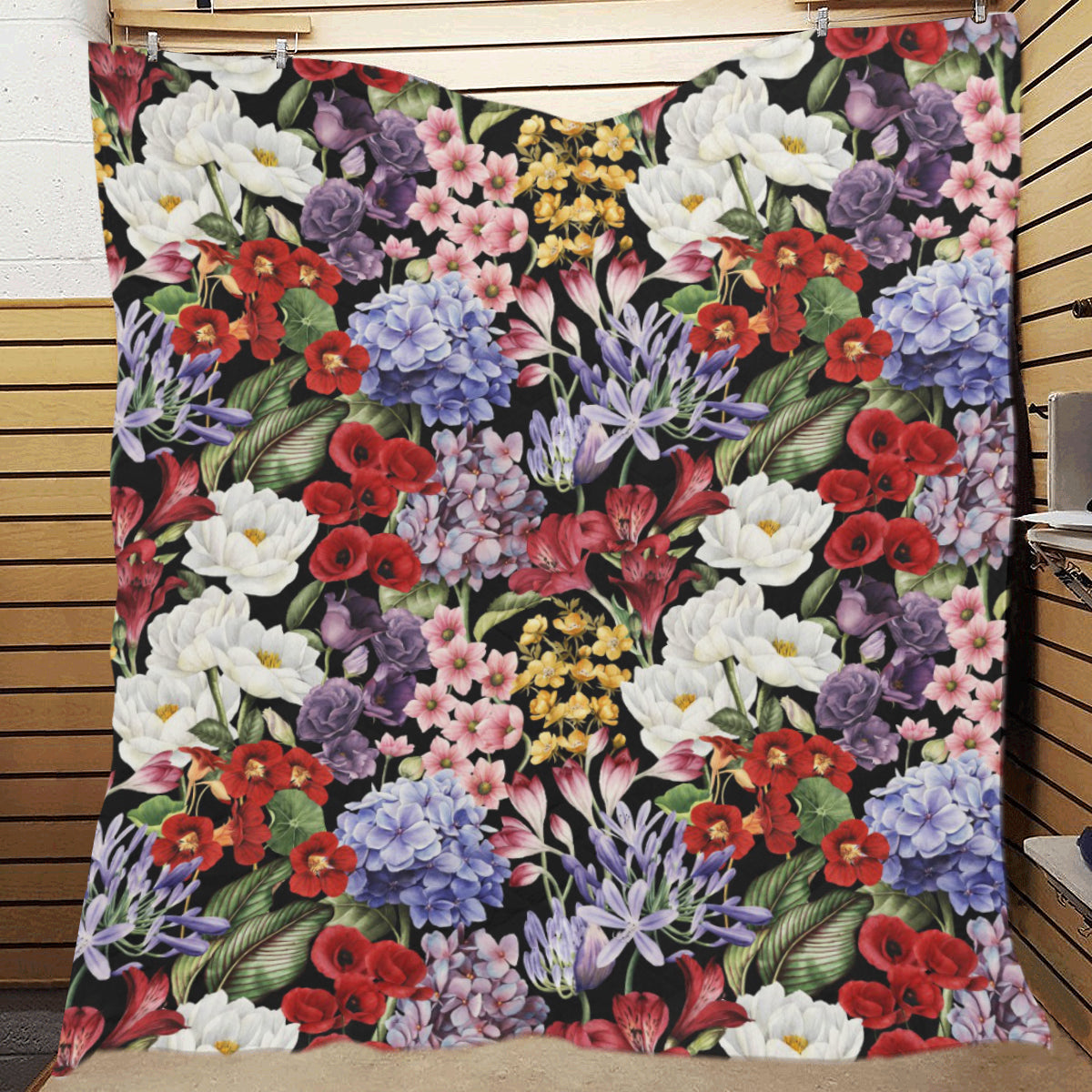 Summer Floral Pattern Print Design SF04 Premium Quilt