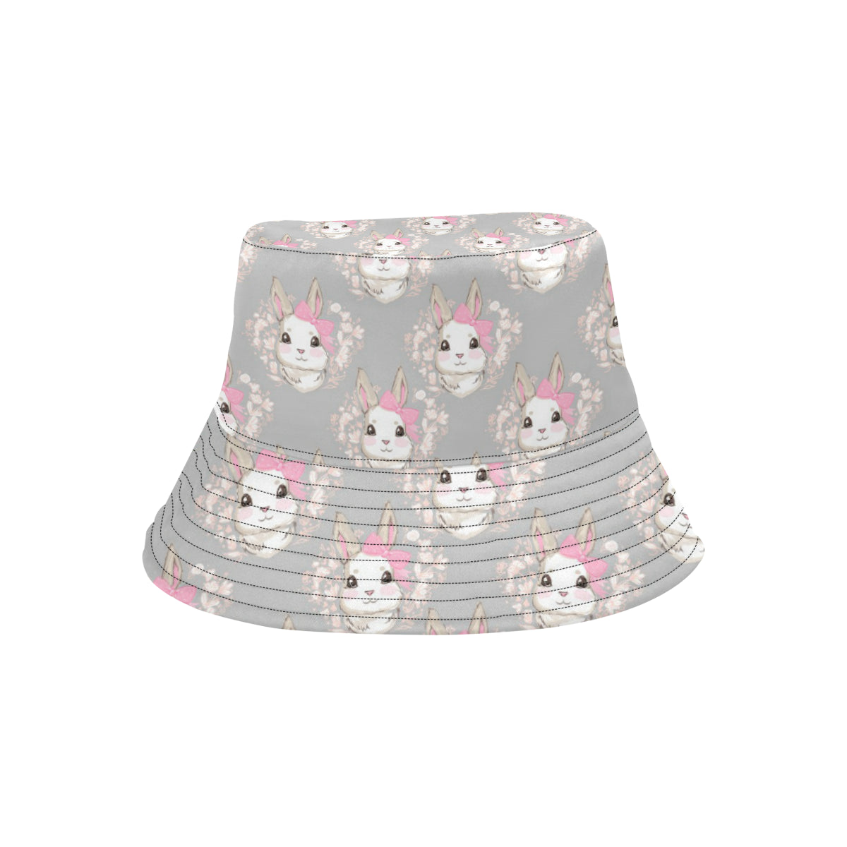 Rabbit Pattern Print Design RB07 Unisex Bucket Hat