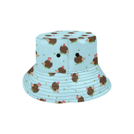 Hedgehog Print Design LKS402 Unisex Bucket Hat
