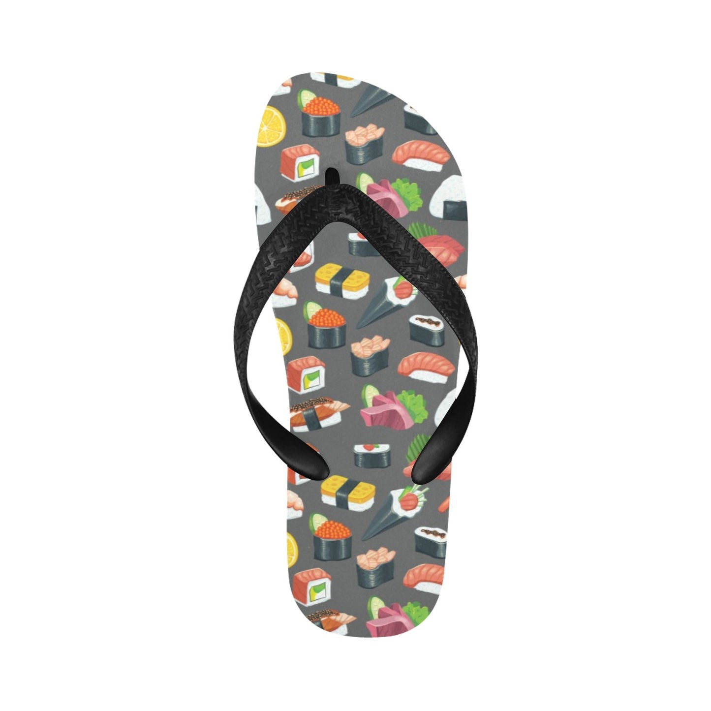 Sushi Print Design LKS302 Flip Flops