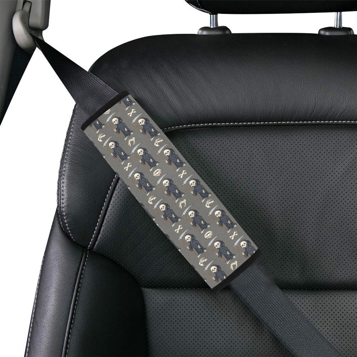 Skeleton Print Design LKS308 Car Seat Belt Cover