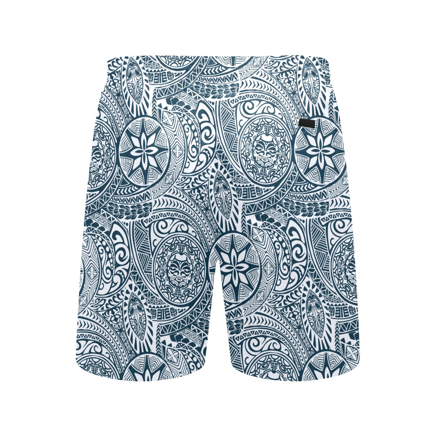 Samoan Pattern Print Design LKS306 Men's Swim Trunks Beach Shorts