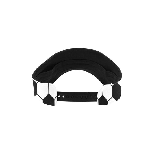 Soccer Ball Texture Print Design LKS303 Unisex Sun Visor