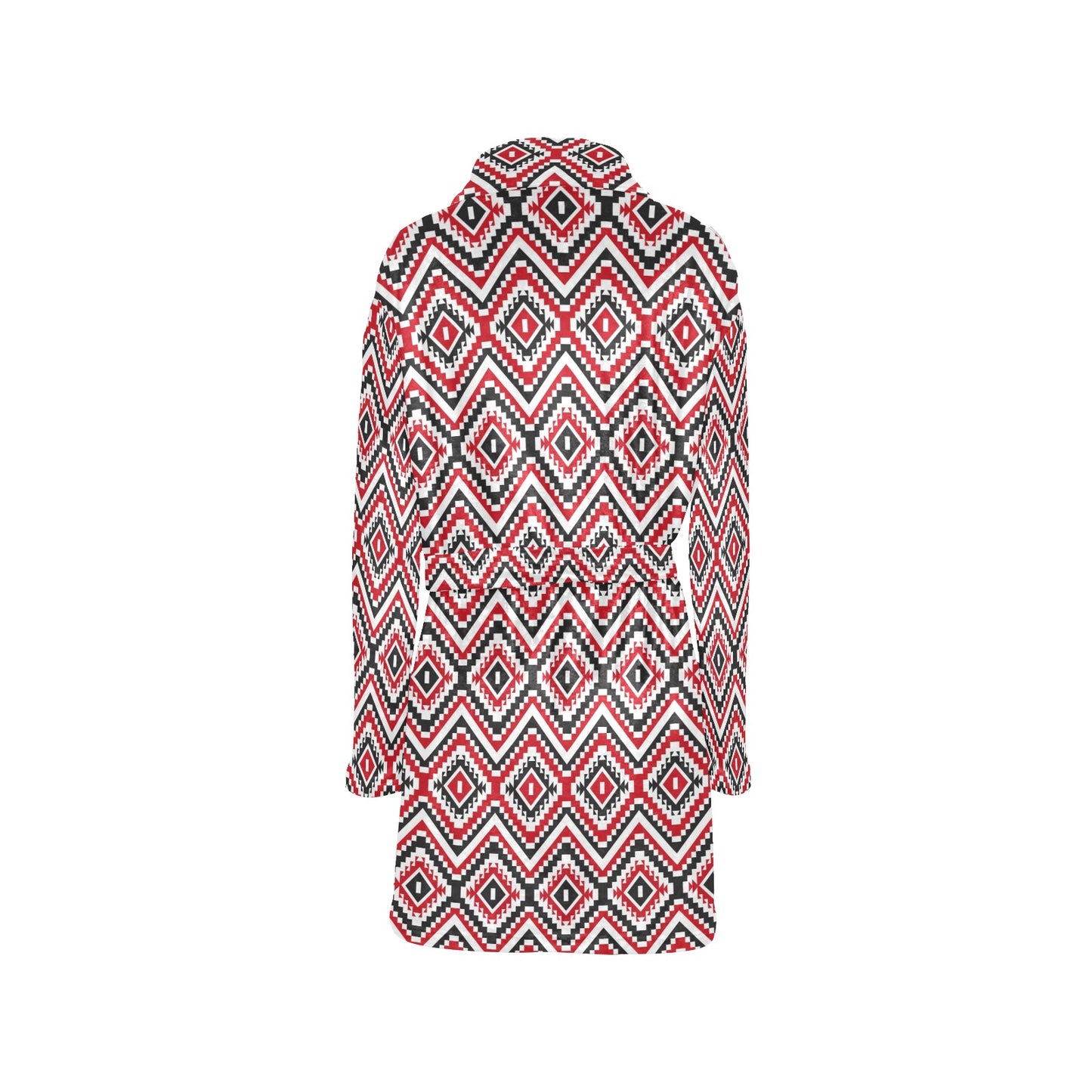 Native American Themed Tribal Print Women's Fleece Robe