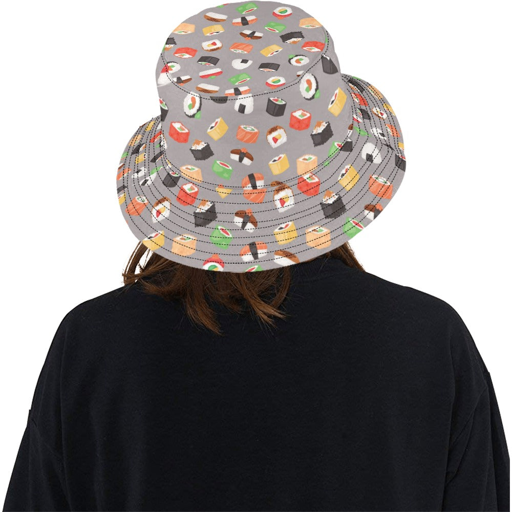 Sushi Print Design LKS307 Unisex Bucket Hat