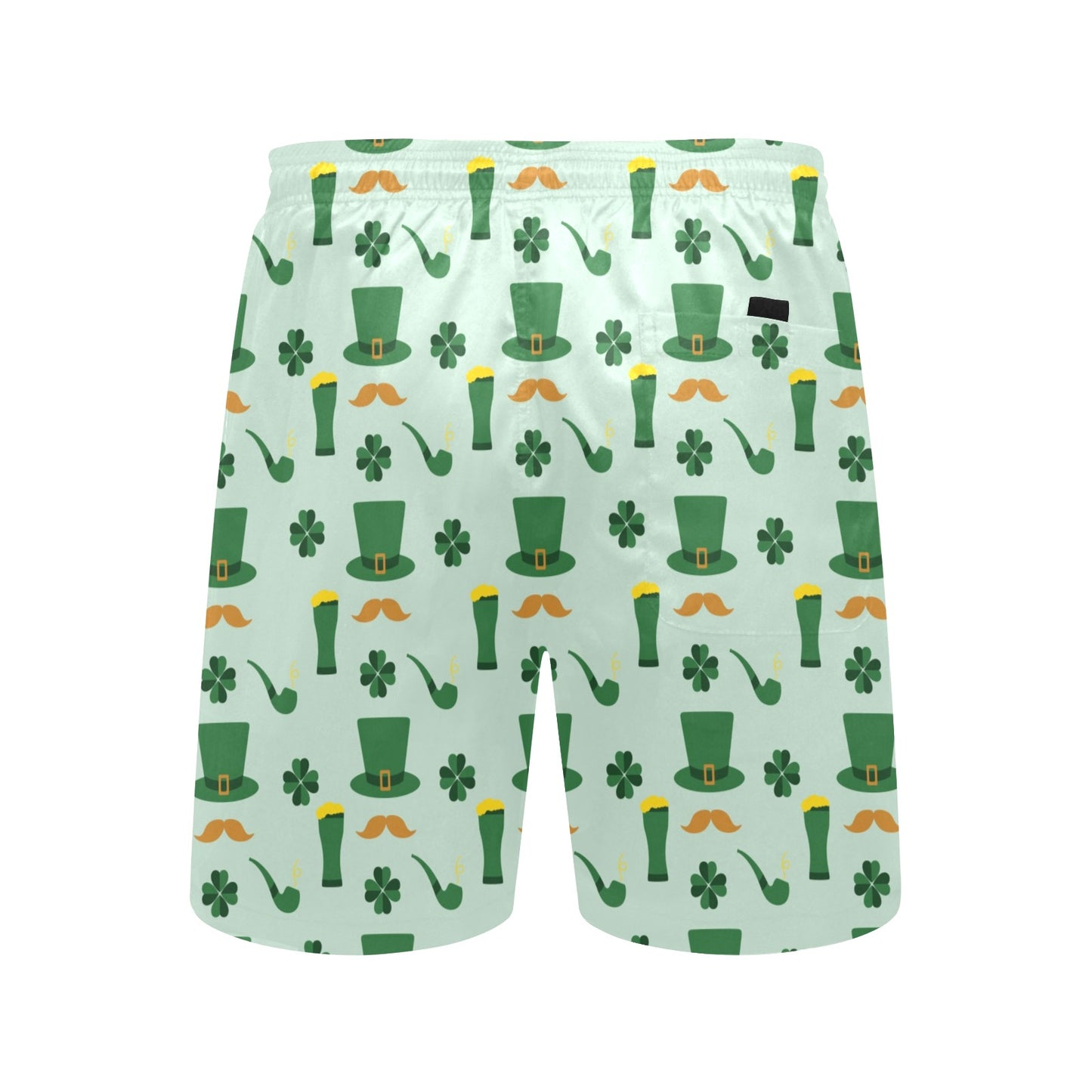 St Patricks Day Print Design LKS304 Men's Swim Trunks Beach Shorts