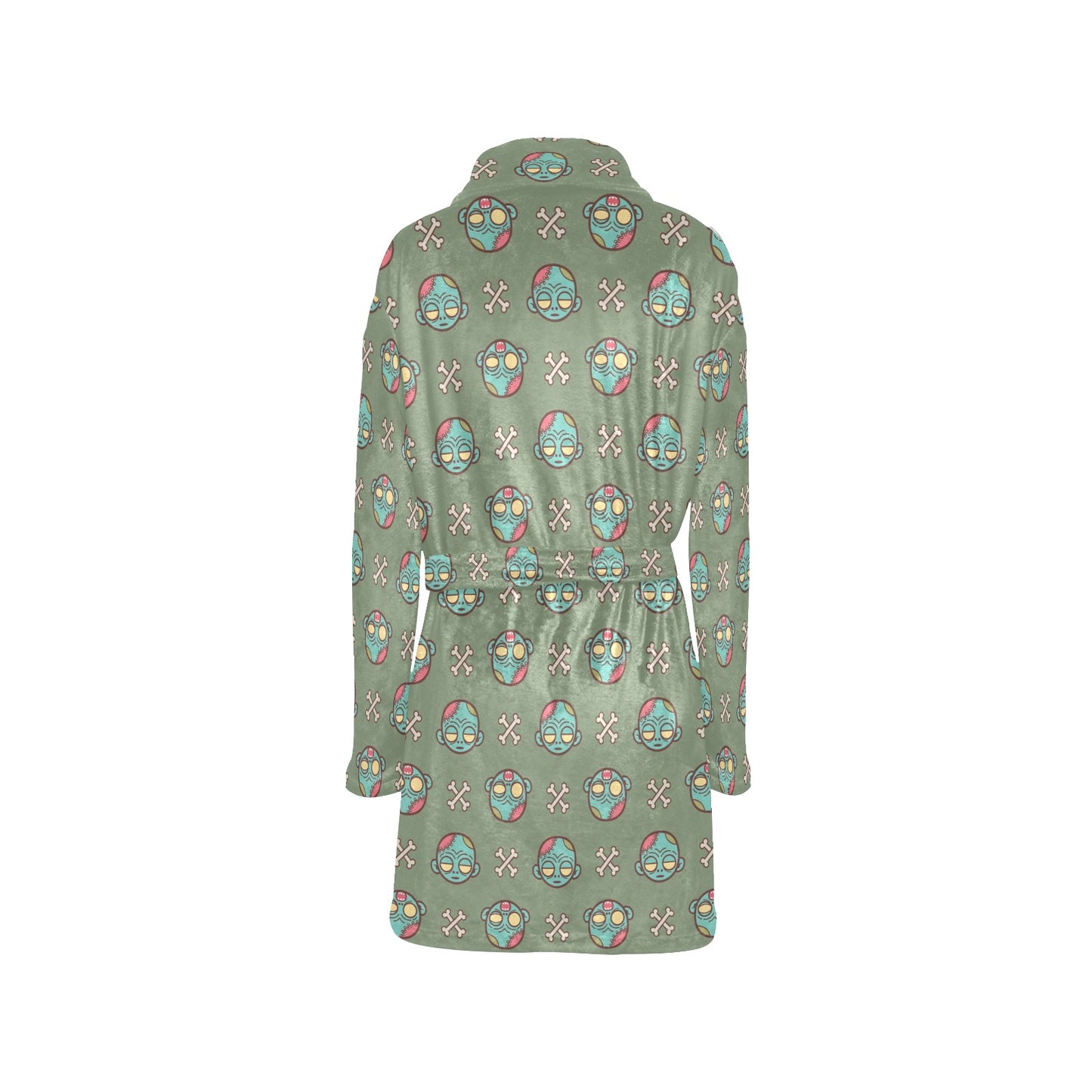 Zombie Print Design LKS301 Women's Fleece Robe