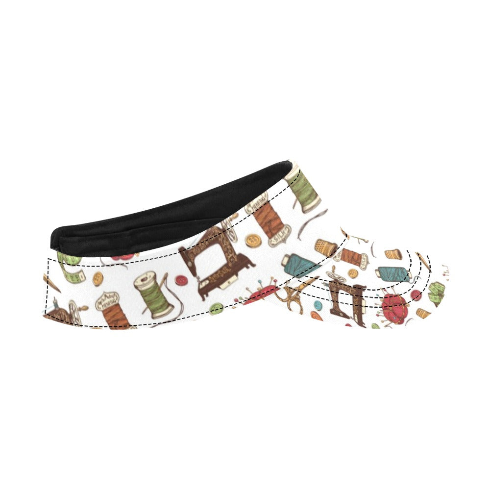 Sewing Equipment Print Design LKS304 Unisex Sun Visor