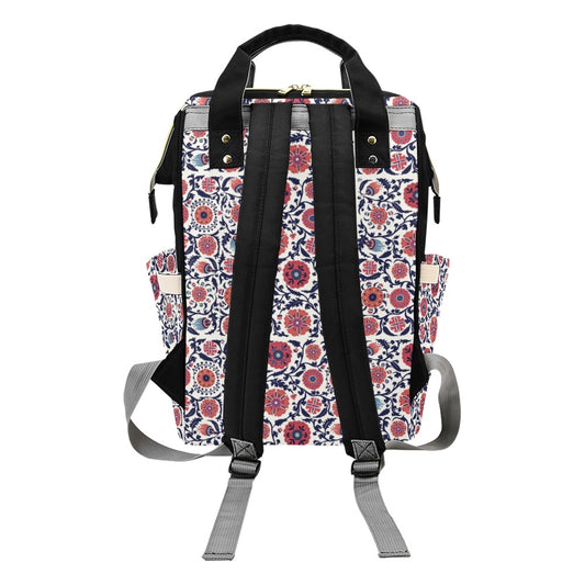 Suzani Print Design LKS304 Diaper Bag Backpack