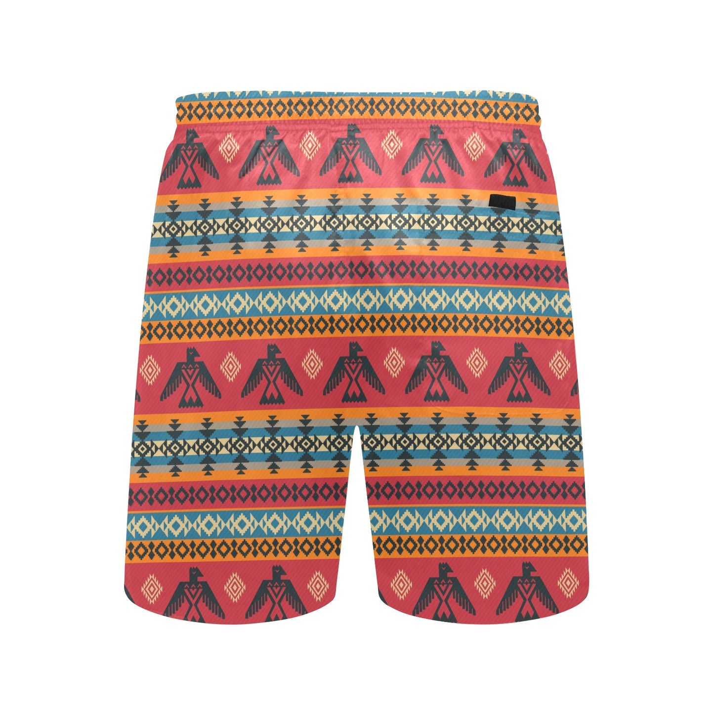 Eagles Native American Design Men's Swim Trunks Beach Shorts