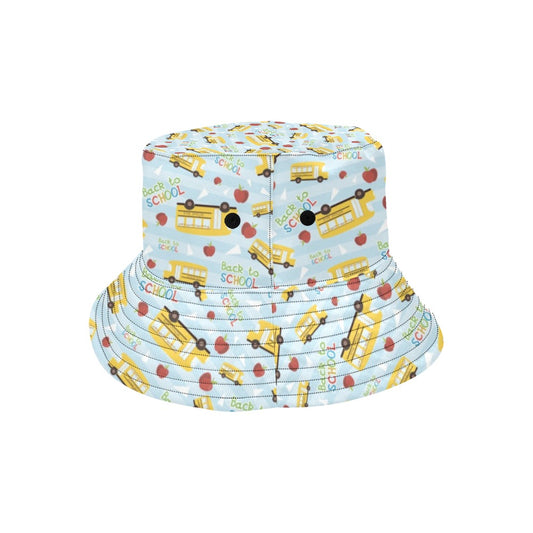 School Bus Back To School Print Design LKS303 Unisex Bucket Hat