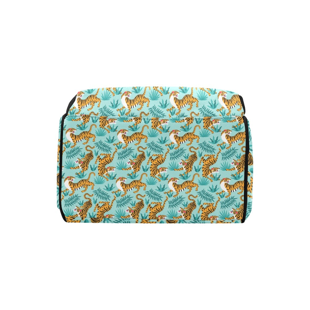 Tiger Print Design LKS304 Diaper Bag Backpack