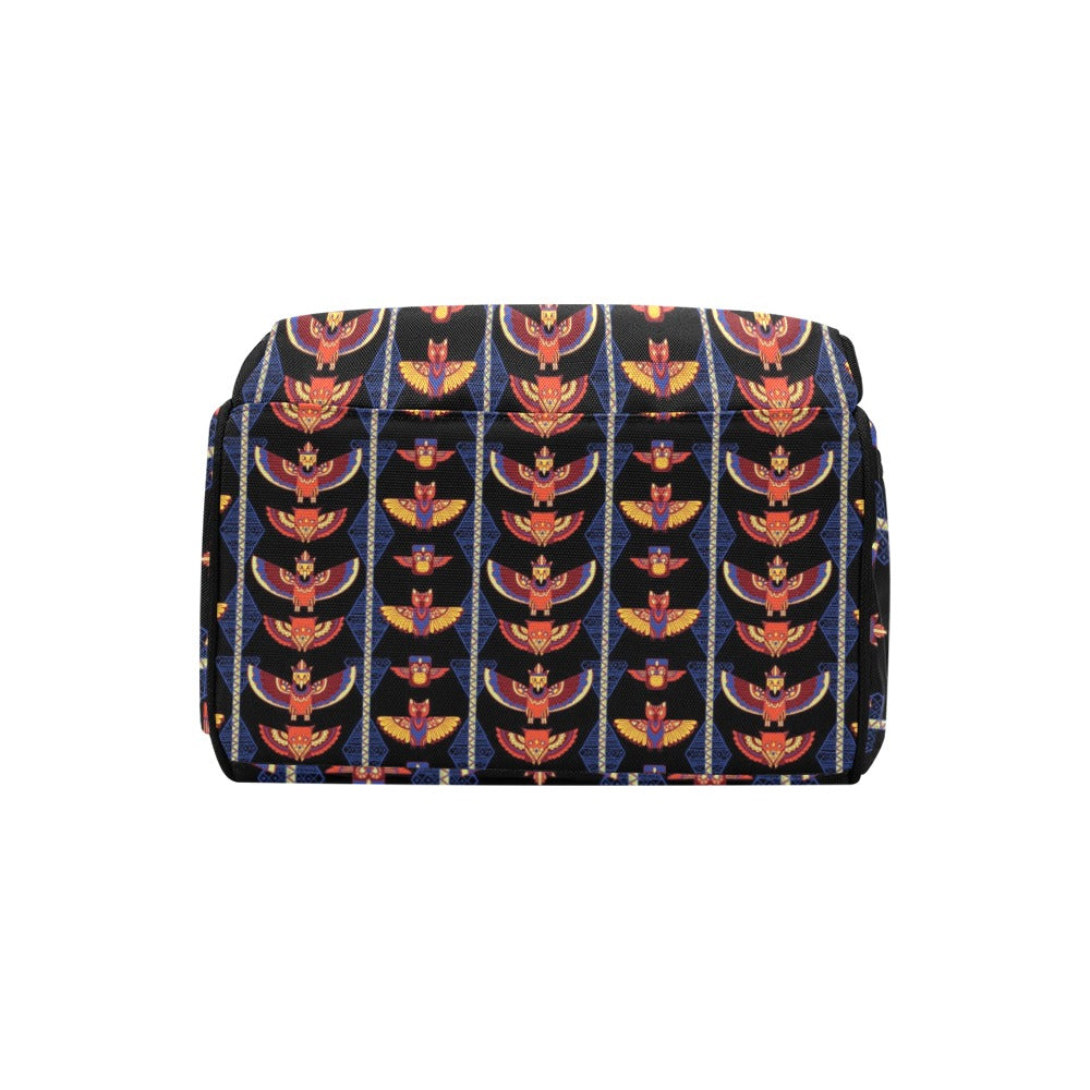 Totem Print Design LKS301 Diaper Bag Backpack