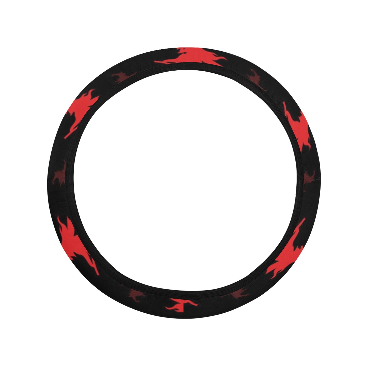 Witch Print Design LKS308 Steering Wheel Cover with Elastic Edge