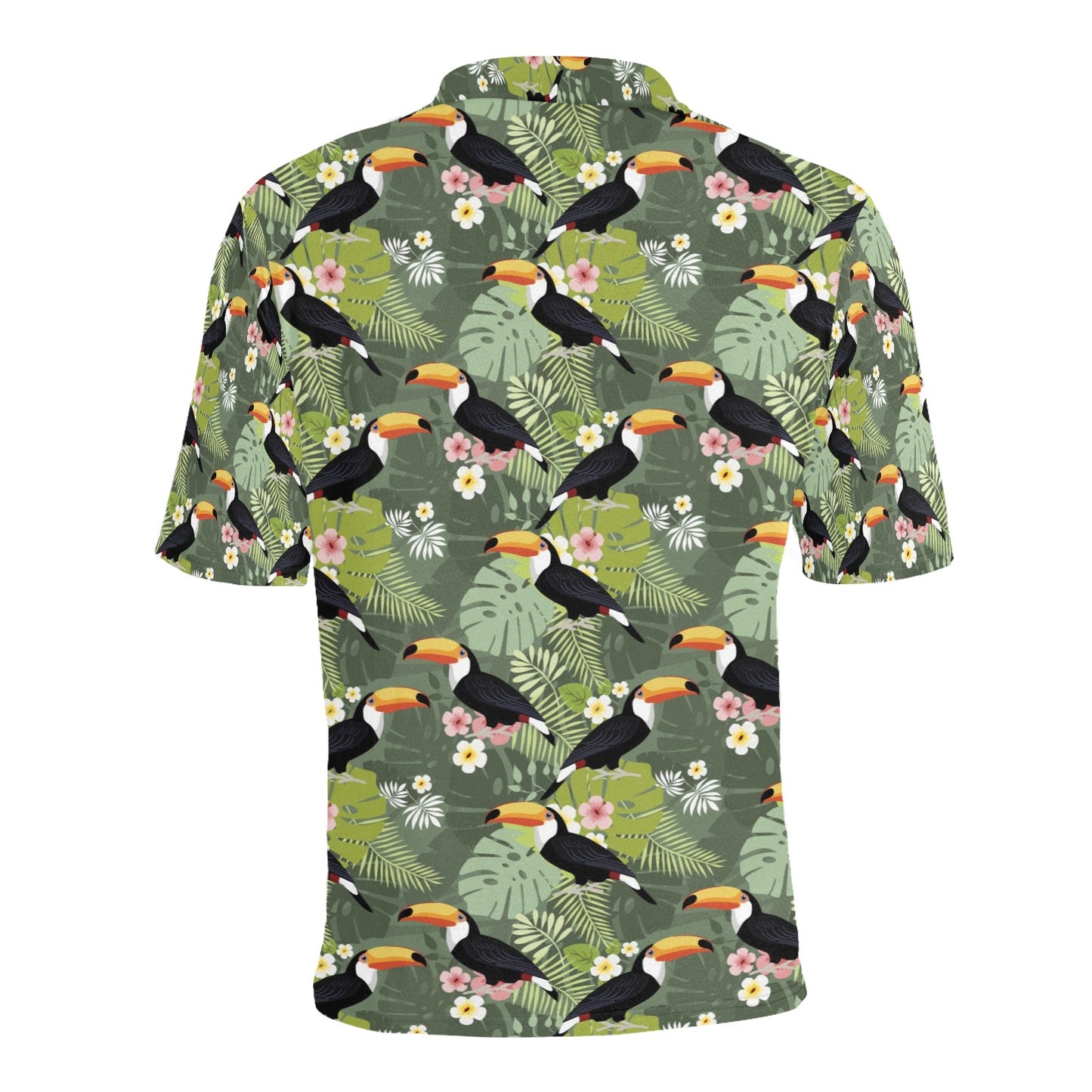 Toucan Print Design LKS304 Men Polo Shirt