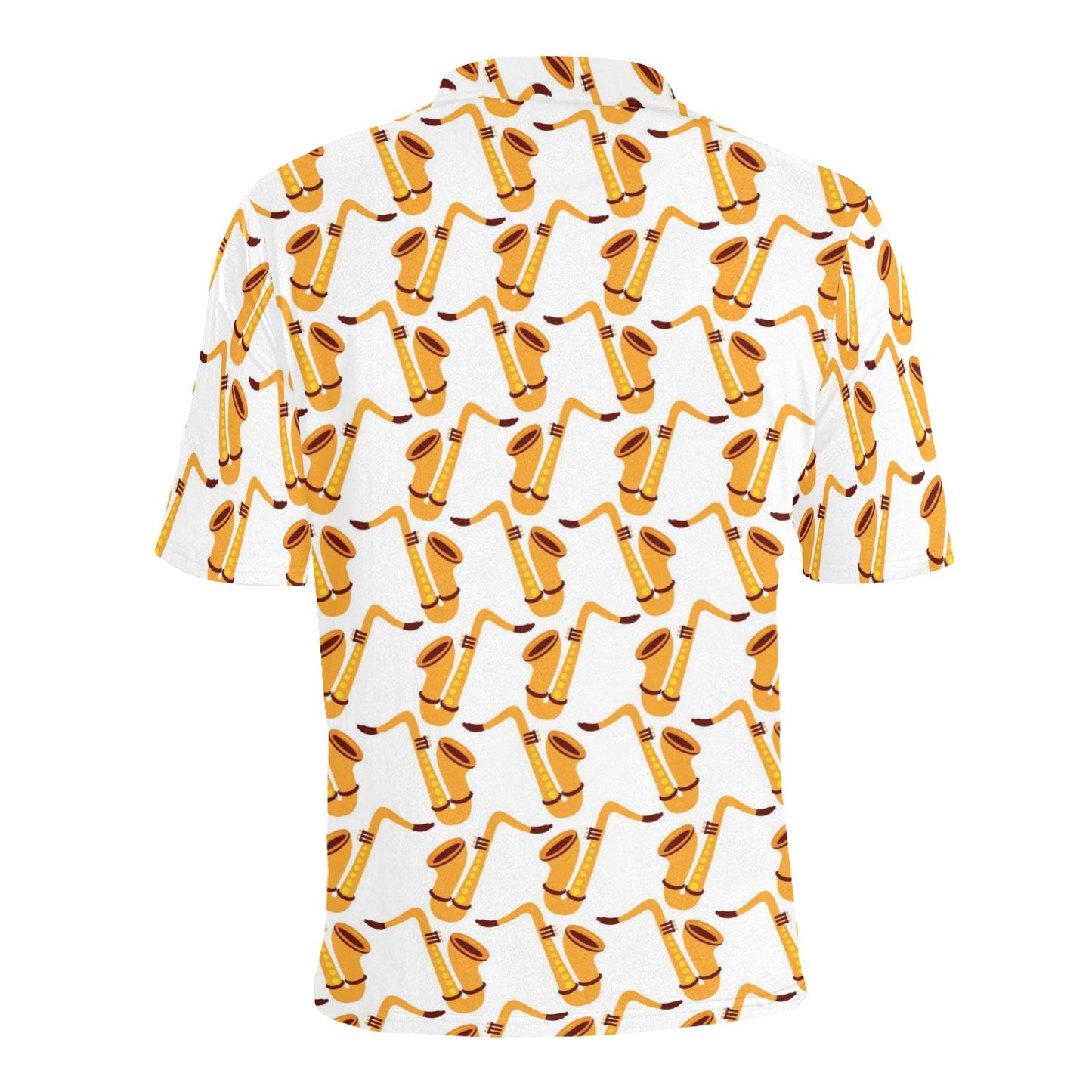 Saxophone Print Design LKS404 Men Polo Shirt